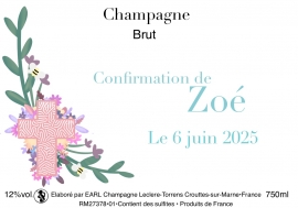 Champagne LECLERE-TORRENS - C. Croix Fleurie