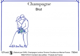 Champagne LECLERE-TORRENS - M. Mariées Filaire